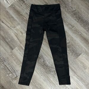 Aeropostale Black Camouflage Leggings